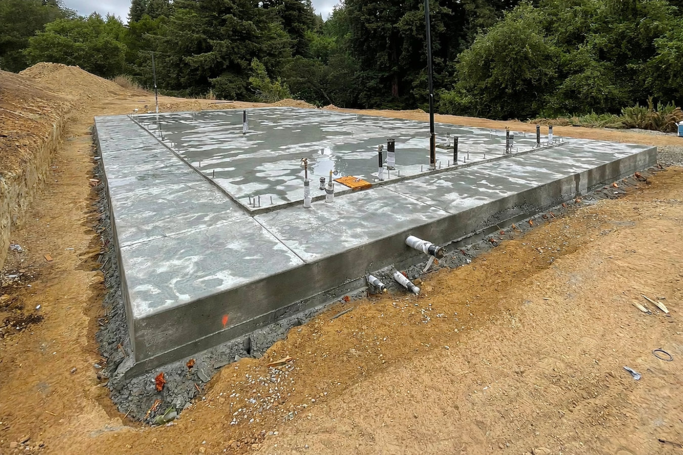 Slab foundation building in Laredo, TX